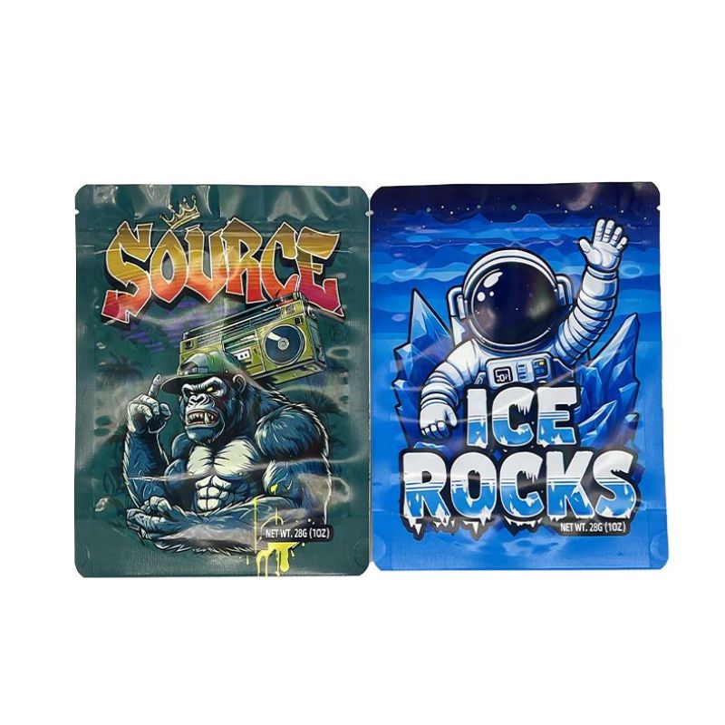 28g ICE ROCKS Mylar Weed Bags